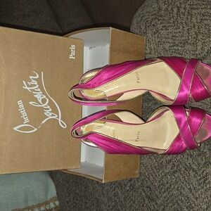 Christian Louboutin Fuchsia Heels Size 9.5